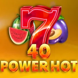 40 Power Hot online game logo by Amusnet Interactive on slotoroo.org