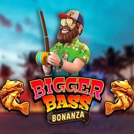 Bigger Bass Bonanza logo – Slots by Pragmatic Play at Slotoro Casino