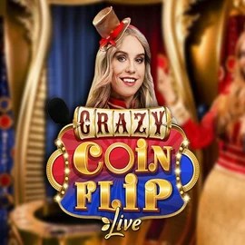 Crazy Coin Flip game by Evolution – logo hosted on Slotoro Casino
