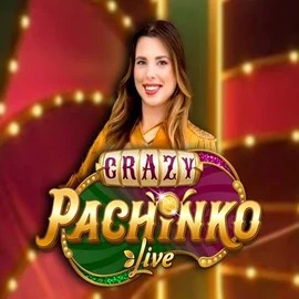 Live Casino logo of Crazy Pachinko from Evolution at Slotoro Casino