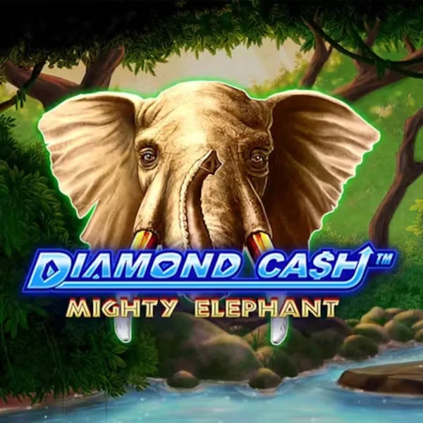 Official Slots logo: Diamond Cash Mighty Elephant by Greentube at Slotoro Casino