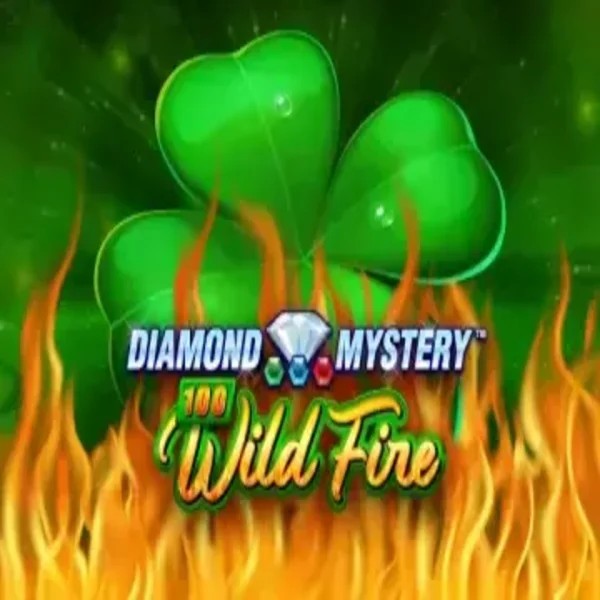 Diamond Mystery 100 Wild Fire slot logo by Greentube at Slotoro Casino