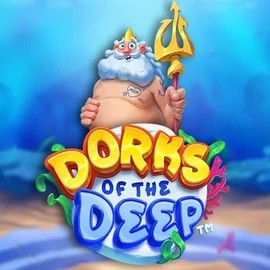 Dorks of the Deep slot logo by Hacksaw Gaming at Slotoro Casino