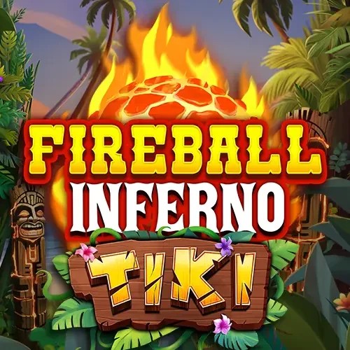 Fireball Inferno Tiki logo – Slots by NetEnt at Slotoro Casino