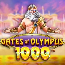 Gates of Olympus 1000 logo by Pragmatic Play Slotoro Casino