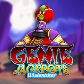 Genie Jackpots Wishmaker slot logo by Blueprint Gaming at Slotoro Casino