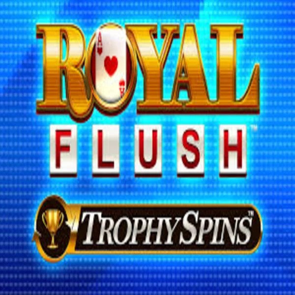 Royal Flush Trophy Spins slot visual from Greentube available on slotoroo.org