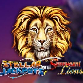 Stellar Jackpots with Serengeti Lions logo by Lightning Box Game at Slotoro Casino