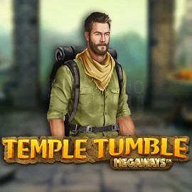 Slots logo of Temple Tumble Megaways from Relax Gaming at Slotoro Casino