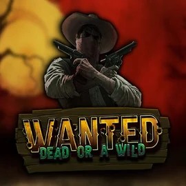 Official Slots logo: Wanted Dead or a Wild by Hacksaw Gaming at Slotoro Casino