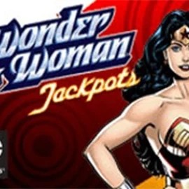 Wonder Woman Jackpots by Amaya, showcased at slotoroo.org – game logo